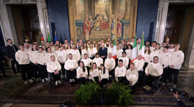 De Silvestro e Mazzel ricevono il tricolore dal Presidente Mattarella