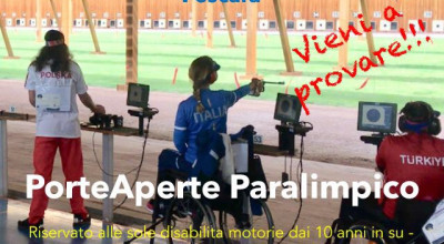 Porte Aperte Paralimpico: evento a Pescara il 30 novembre con il tiro a segno...