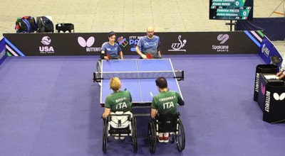 Tennistavolo: argento per Falco e Ragazzini all'ITTF World Para Élite ...