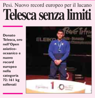 PESI - Telesca senza limiti