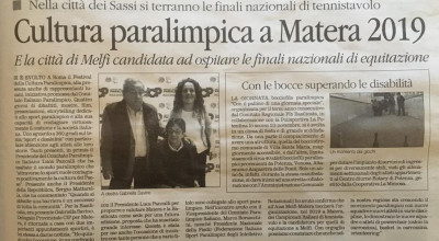 Cultura Paralimpica a Matera 2019