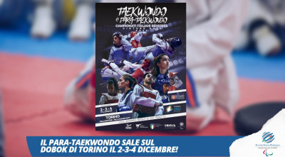 Il Para-Taekwondo a Torino il 2-3-4 dicembre