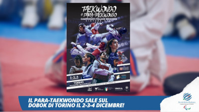 Il Para-Taekwondo a Torino il 2-3-4 dicembre