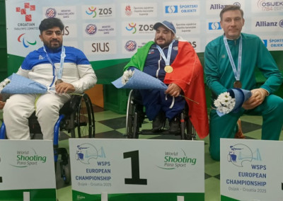 Tiro a segno, Europei: Franceschetti medaglia d'oro P4, prima anche la squadra 