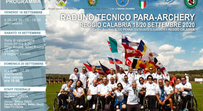 RADUNO TECNICO PARARCHERY - REGGIO CALABRIA 18/20 settembre 2020