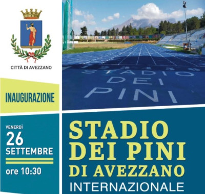 Inaugurazione STADIO DEI PINI di Avezzano