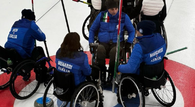 Curling in carrozzina: la Nazionale italiana in Scozia per il Torneo di Stirling