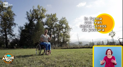 Il ballerino Ivan Cottini illustra alcuni esercizi per rafforzare la parte su...