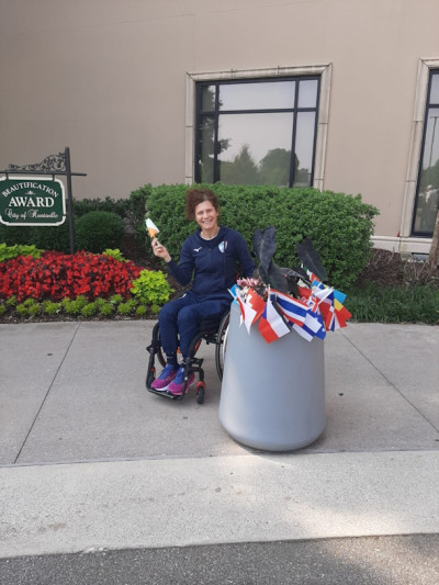 Katia Aere Medaglia d'Argento prova crono Coppa_Mondo_Paraciclismo USA 23