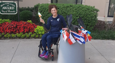 Katia Aere Medaglia d'Argento prova crono Coppa_Mondo_Paraciclismo USA 23