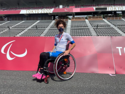 PARALIMPIADI – Medaglia di Bronzo per Katia Aere nella prova su strada