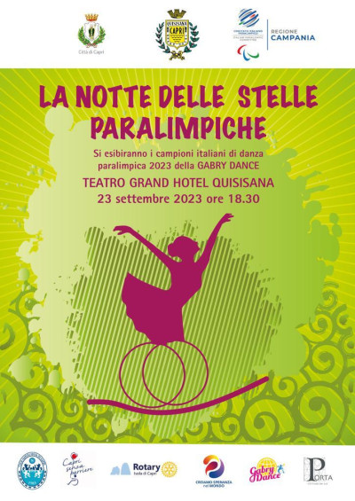 La notte delle Stelle Paralimpiche, Capri (Na) 23 settembre 2023