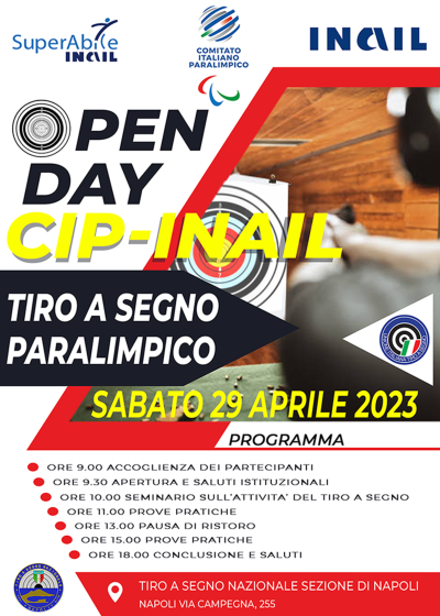 Open Day Cip-Inail di Tiro a Segno Paralimpico