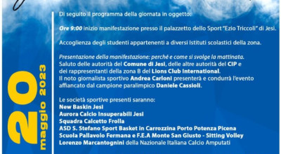 Giornata dedicata all'inclusione sociale tramite lo sport