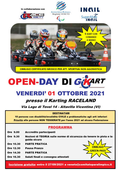 01/10/2021 - OPEN-DAY DI GO-KART