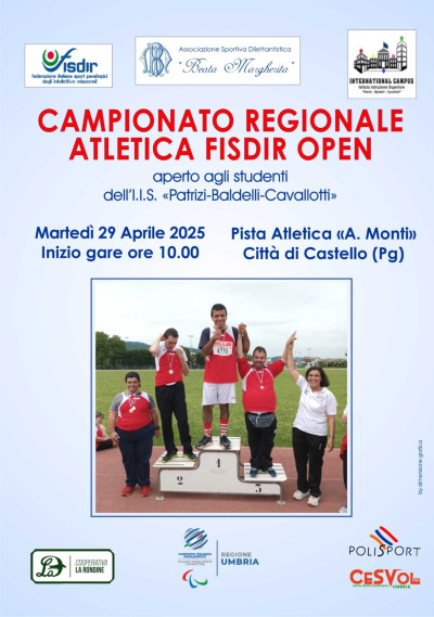 CAMPIONATO REGIONALE ATLETICA FISDIR OPEN