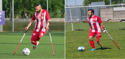 CALCIO AMPUTATI -  Salvatore La Manna e  Zaral Virgolin in Nazionale