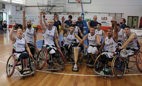 Basket in carrozzina: Cantù è campione d'Italia