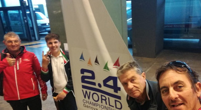 Regate molto toste a Genova al Campionato di Mondo di Classe 2.4mr.  Buoni i ...