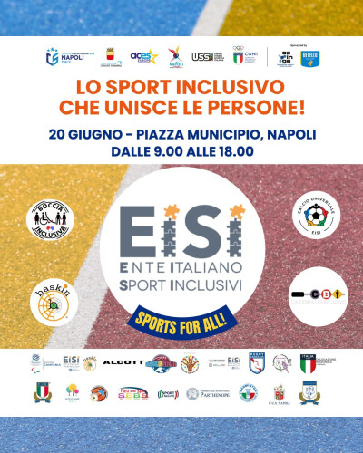 Lo Sport Inclusivo che Unisce le Persone, Napoli 20 giugno 2026