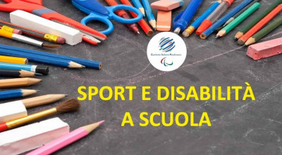 “Lo sport paralimpico va a scuola”: aperte le iscrizioni al corso...