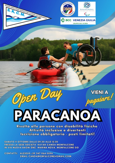 OPEN DAY – Tutti in canoa con la Società Kayak Canoa Monfalcone
