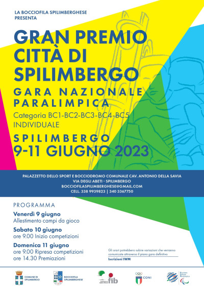 BOCCIA - Gara Nazionale Paralimpica - Gran Premio Città di Spilimbergo