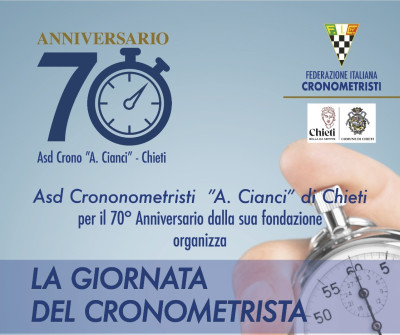 70° Anniversario della ASD Cronometristi A.Cianci di Chieti