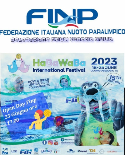 OPEN DAY FINP (Federazione Italiana Nuoto Paralimpico)
