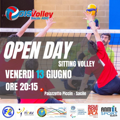 SITTING VOLLEY – Open Day firmato Gis Volley Sacile venerdì 13 g...