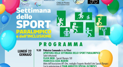 Si apre la Settimana dello Sport Paralimpico e dell'Inclusione 