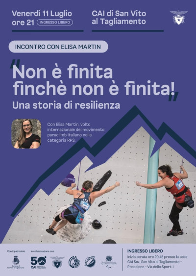 INCONTRO – Al CAI sanvitese 'Non è Finita finchè non &egr...