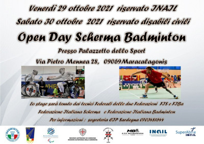 Open Day Scherma Badminton