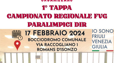 BOCCE – 1° Tappa Campionato Regionale FVG Paralimpici DIR