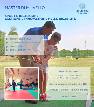 Sport e Inclusione - Gestione e innovazione nella disabilità - MASTER ...