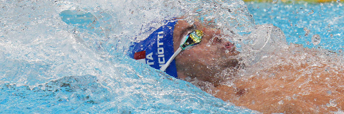 Riccardo Menciotti in vasca Riccardo Menciotti in vasca