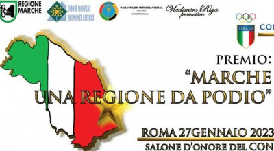 MARCHE Regione da podio Roma 27 gennaio 2023