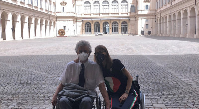 Consegna della Bandiera Tricolore che sventolerà a Tokyo 2020