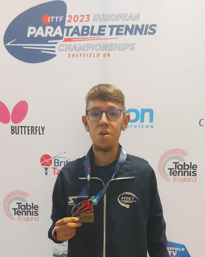 TENNISTAVOLO  - Matteo Parenzan Campione Europeo