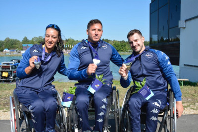 Europei di paracanoa, oro per Federico Mancarella, argento per Eleonora De Pa...