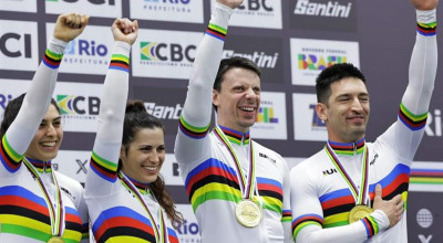 Ciclismo, Mondiali su pista: oro per Colombo/Bissolati e Meroni/Ceci