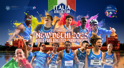 Mondiali di atletica paralimpica: tutto pronto a New Delhi. Si parte domani p...