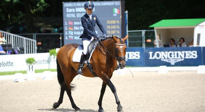 La campionessa di equitazione Sara Morganti a Termoli