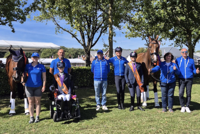 Europei di paradressage a Ermelo: 2 argenti e 1 bronzo. È record!