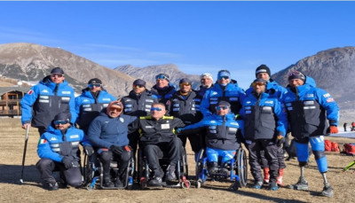 A Roccaraso: ritiro della Nazionale Paralimpica di Sci di Fondo