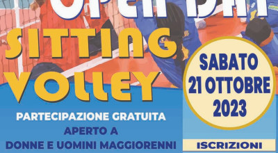 Open Day Sitting Volley per Disabili Civili - Iscrizioni Aperte entro il 15 s...