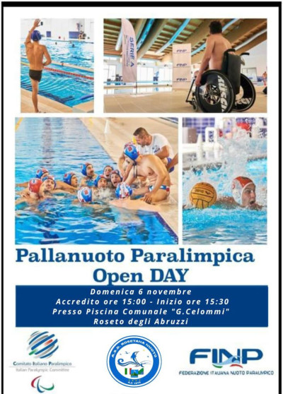 A Roseto degli Abruzzi una domenica dedicata alla pallanuoto paralimpica con ...