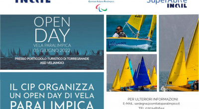 Locandina Open Day Vela Paralimpica Torre Grande 05-06-2022