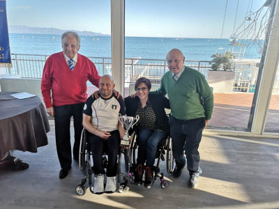 Oreste Lai premiato dall'associazione Nazionale atleti olimpici e Azzurri d'I...