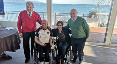 Oreste Lai premiato dall'associazione Nazionale atleti olimpici e Azzurri d'I...